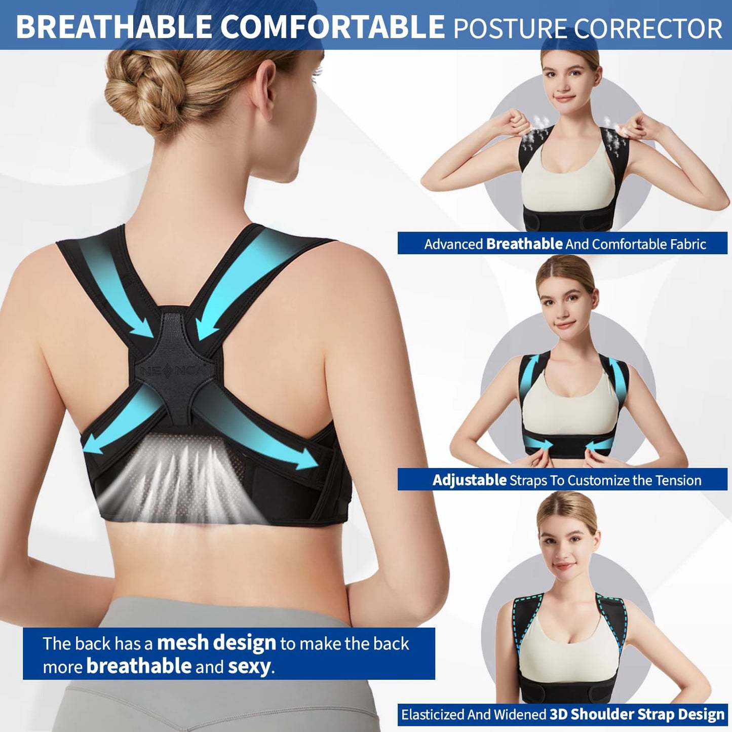 Adjustable Posture Support Brace