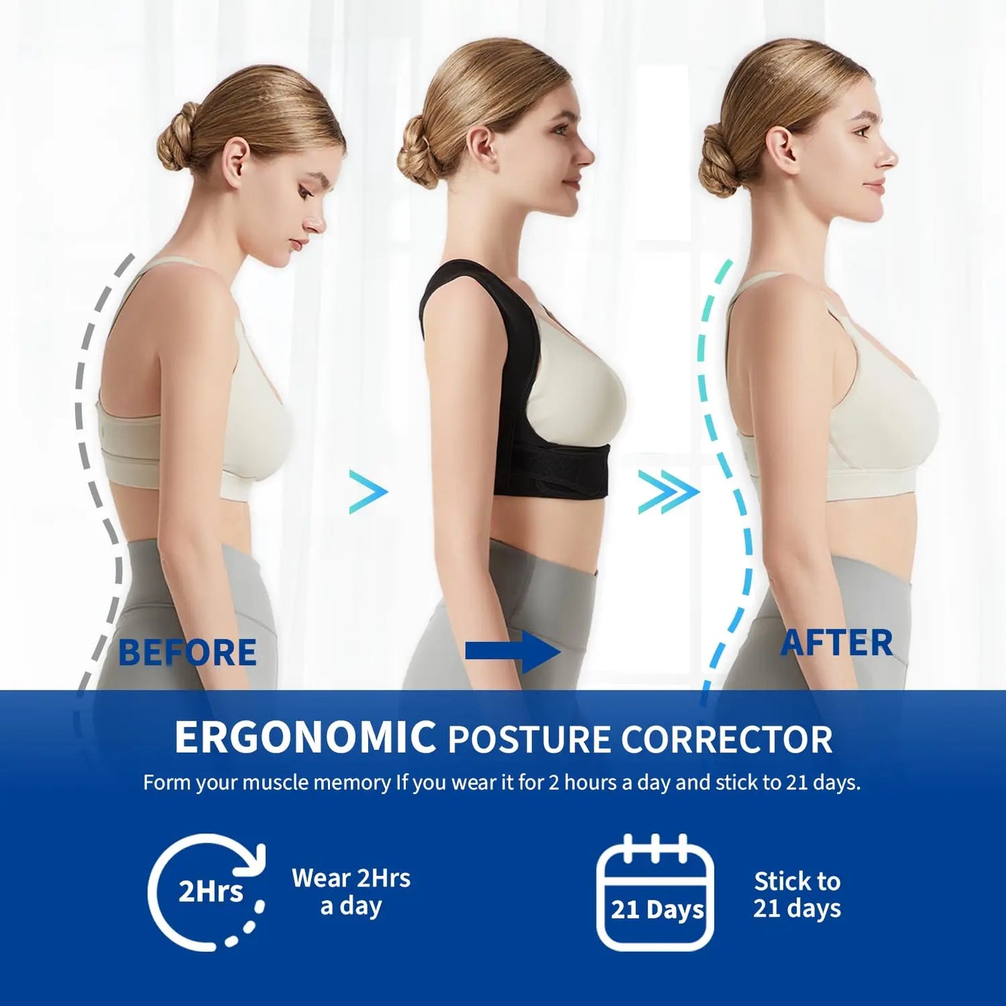 Adjustable Posture Support Brace