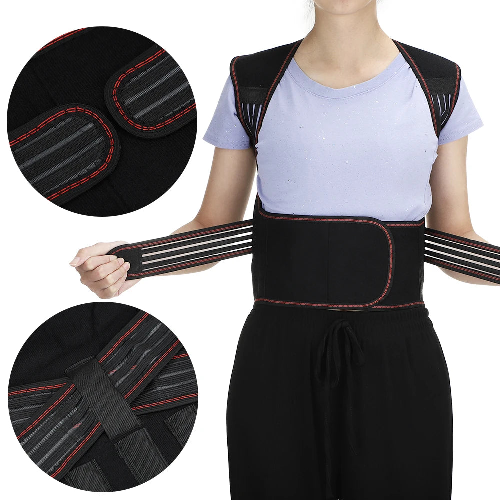 Self-Heating Tourmaline Magnetic Support Belt